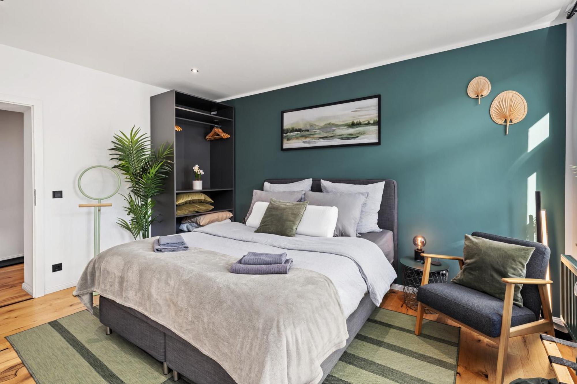 קמניץ Edler Wohnraum Schlossteich-Suite 3 Sz Mit Zwei Balkonen, Kaffeevollautomat, Kamin, Klima, Lift & Zwei Parkplaetzen מראה חיצוני תמונה