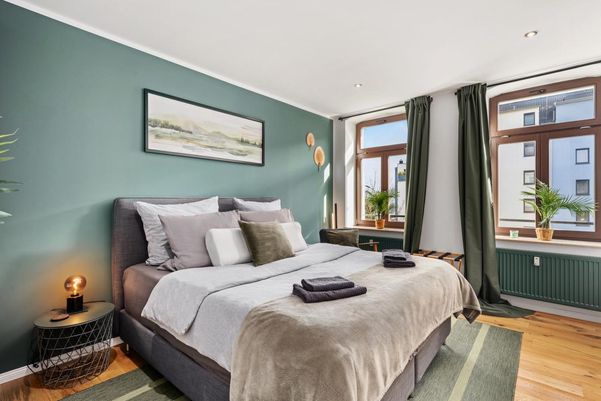 קמניץ Edler Wohnraum Schlossteich-Suite 3 Sz Mit Zwei Balkonen, Kaffeevollautomat, Kamin, Klima, Lift & Zwei Parkplaetzen מראה חיצוני תמונה