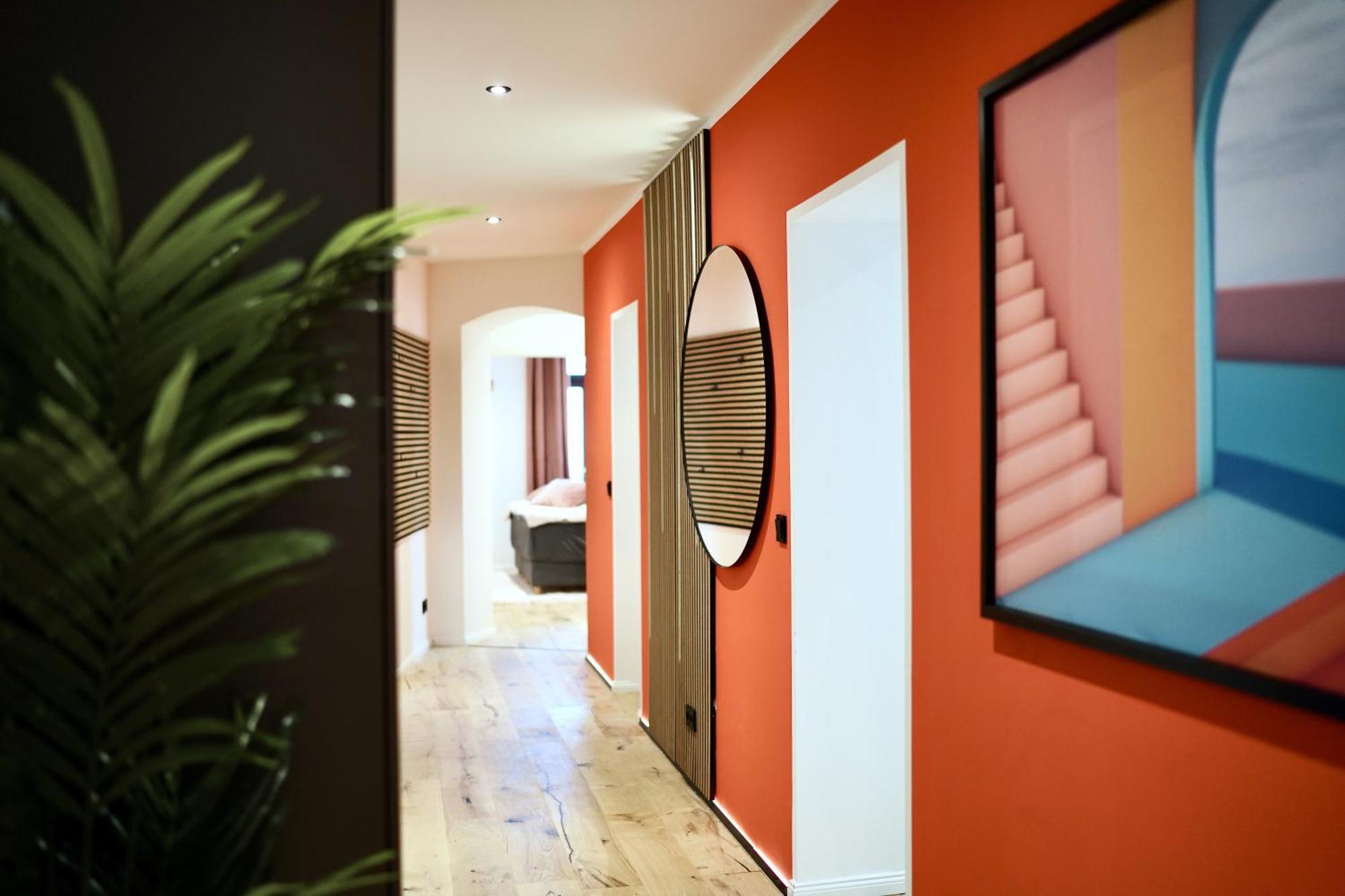 קמניץ Edler Wohnraum Schlossteich-Suite 3 Sz Mit Zwei Balkonen, Kaffeevollautomat, Kamin, Klima, Lift & Zwei Parkplaetzen מראה חיצוני תמונה